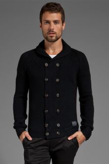 Diesel Double Breasted Sweater - Lyst