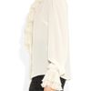 Dolce & Gabbana Ruffled Silk Blouse in White - Lyst