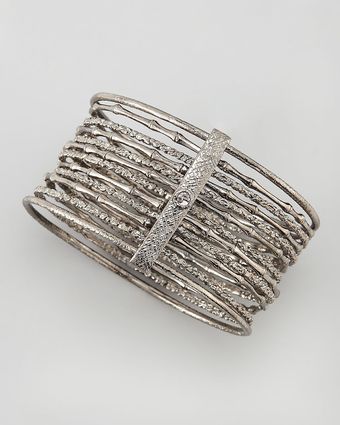 Dominique Cohen Noir Twelvepiece Bangle - Lyst