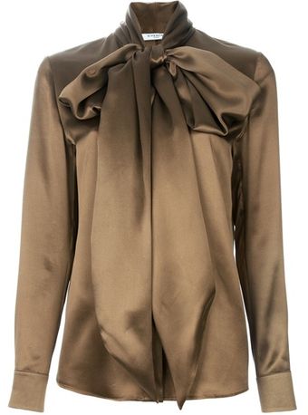 Givenchy Bow Blouse - Lyst