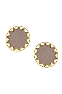 House Of Harlow Sunburst Button Earrings - Lyst