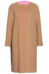 Jil Sander Mauritius Voluminous Coat with Contrast Lining