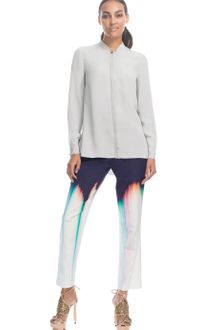 Matthew Williamson Silk Crepe Nehru Shirt - Lyst