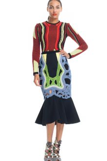 Peter Pilotto Lime Elena Skirt - Lyst
