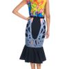 Peter Pilotto Red Elena Skirt in Red (red multi) - Lyst