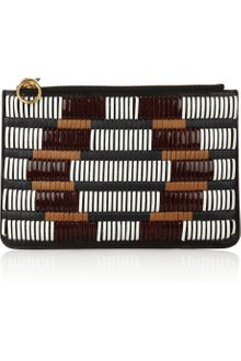 Proenza Schouler Chieko Wovenleather Clutch - Lyst