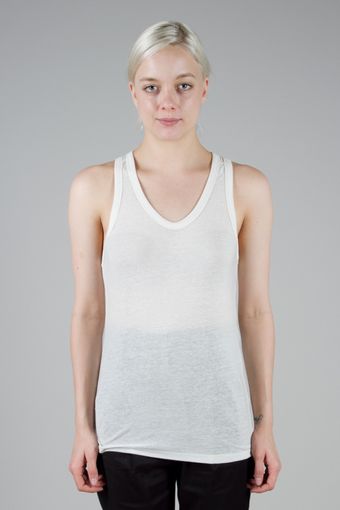 T By Alexander Wang Slub Classic Tank - Lyst