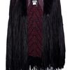 Tim Ryan Black Fringe Cape in Black - Lyst