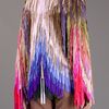 Tim Ryan Fringe Sequin Cape in Multicolor (multi) - Lyst