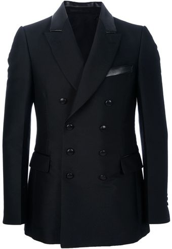 Yves Saint Laurent Double Breasted Blazer - Lyst