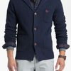 Fred Perry Jacket Cardigan in Blue for Men (blue granite) - Lyst