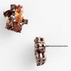 Givenchy Petal Small Stud Earrings in Multicolor (topaz multi/ brown gold) - Lyst