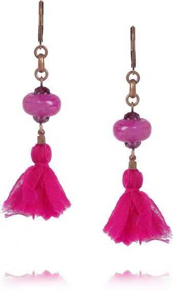 Isabel Marant Yeah Right Agate Glass and Silk Earrings - Lyst