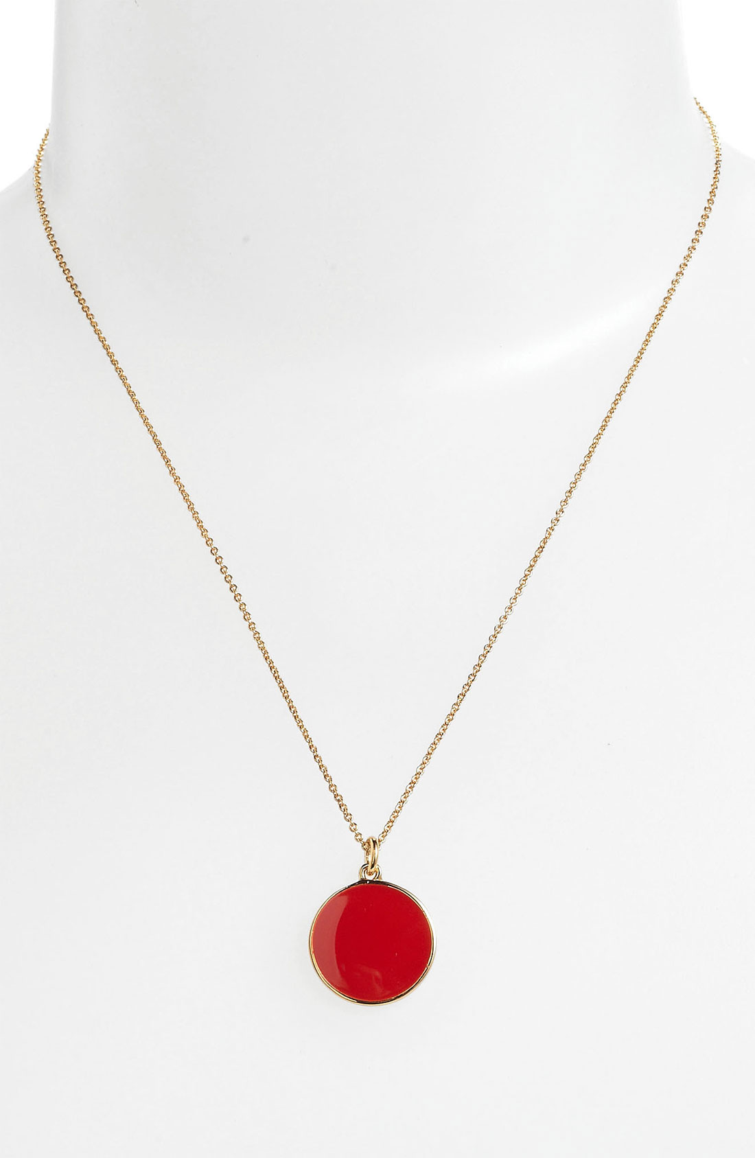Kate Spade Idiom Reversible Pendant Necklace in Red (paint the town