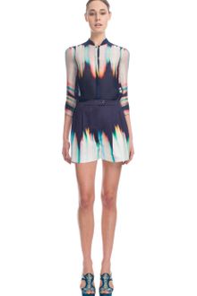 Matthew Williamson Ss Sunburst Ink Tailoring Tailored Shorts - Lyst