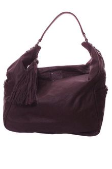 Sara Berman Gigi Slouch Tote Burgundy - Lyst