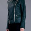 Balmain Lamb Skin Jacket in Green - Lyst