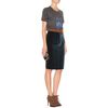 Burberry Prorsum Embellished Tshirt in Gray (charcoal) - Lyst