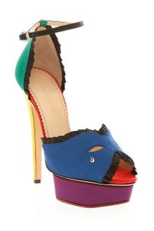 Charlotte Olympia Masquerade Colour Block Sandal - Lyst