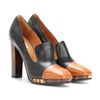 Dries Van Noten Leather Platform Pumps in Brown (rust) - Lyst