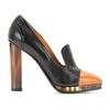 Dries Van Noten Leather Platform Pumps in Brown (rust) - Lyst