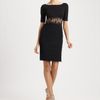 Emilio Pucci Lacedetail Sheath Dress in Black - Lyst