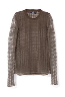 Ferragamo Ss Fossil Knit Sweater - Lyst