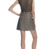 Ferragamo Ss Fossil Sleeveless Knit in Gray (fossil) - Lyst