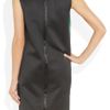 Lanvin Laceappliquéd Silkchiffon and Satin Dress in Green (emerald) - Lyst