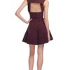 Mugler Ss Cramoisi Crepe Papier Structured Top in Red (cramoisi) - Lyst