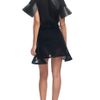 Mugler Ss Noir Trame Shogun Top in Black (noir) - Lyst
