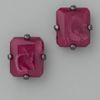 Marc By Marc Jacobs Faceted Stone Stud Earrings in Red (chianti) - Lyst