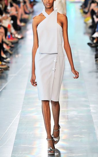 Christopher Kane Ss Halter Neck Bolt Dress - Lyst