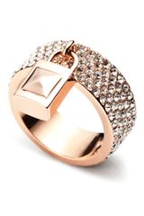 Eddie Borgo Holiday Pavé Padlock Ring
