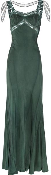 Erickson Beamon Embellished Silk Gown - Lyst