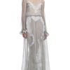 Francesco Scognamiglio Ss Honeycomb Lace Gown in Silver - Lyst