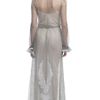Francesco Scognamiglio Ss Honeycomb Lace Gown in Silver - Lyst