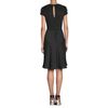 J. Mendel Short Sleeve Dress in Black - Lyst