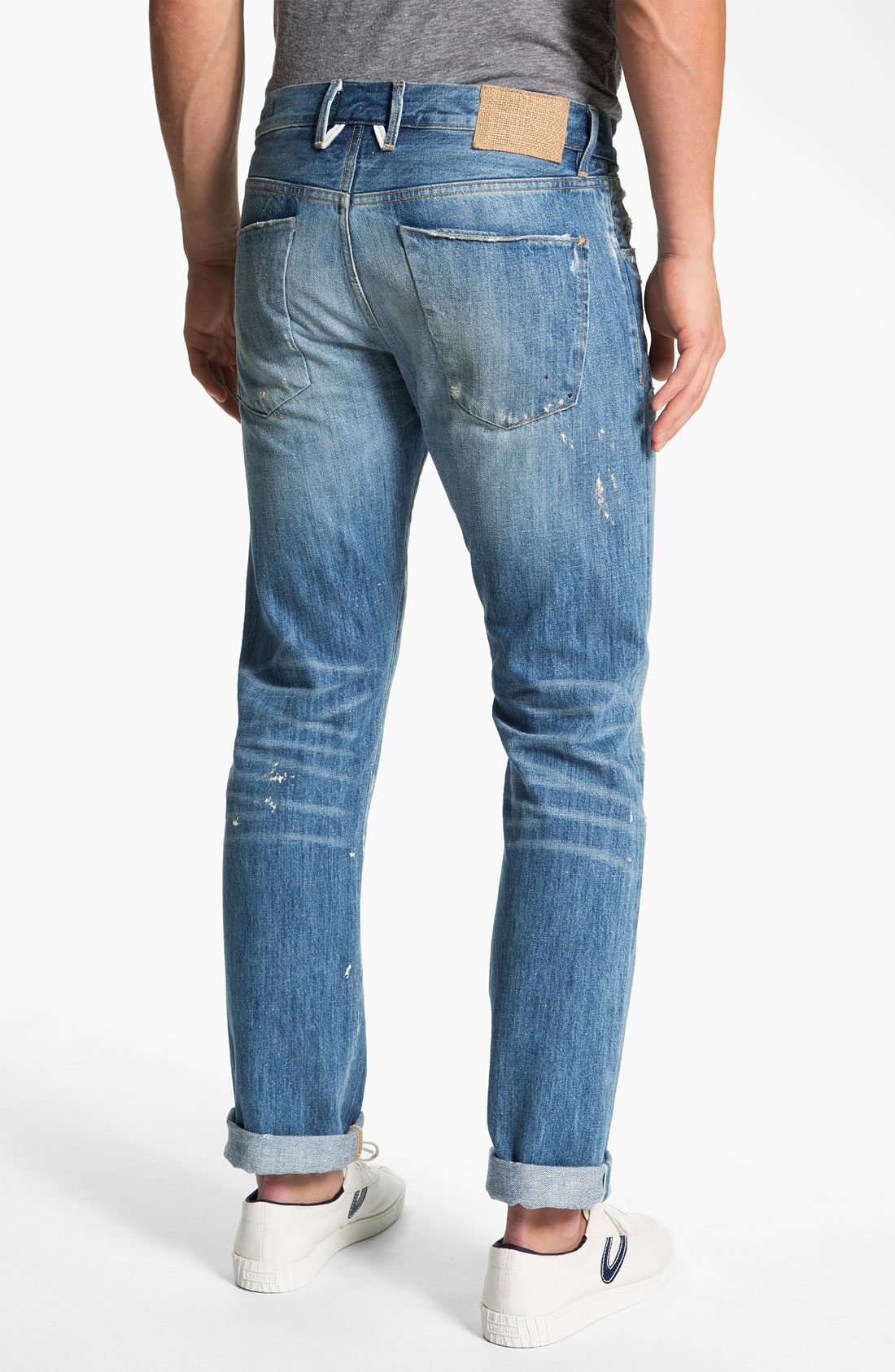 Lucky Brand Club Slim Straight Leg Denim Jeans in Blue for Men (light