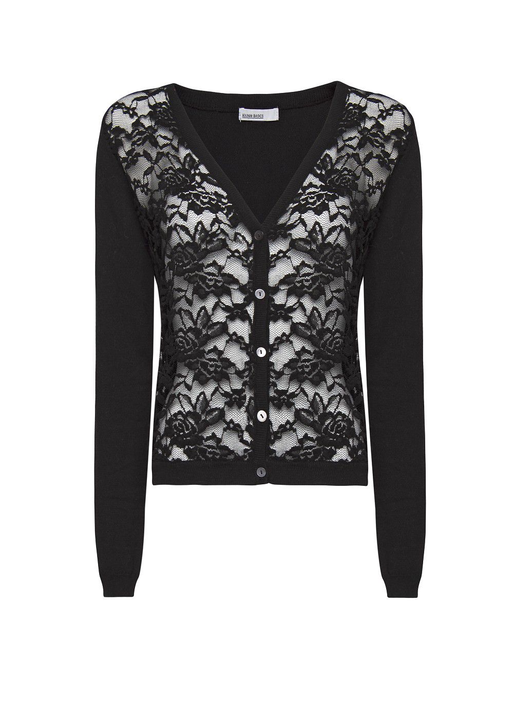 mango black cardigan