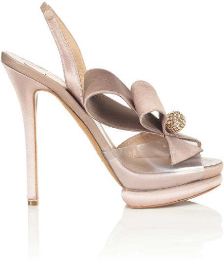 Nicholas Kirkwood Prespring Bow Shoe On Platform in Beige (burnt lilac) - Lyst