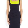 Preen Blythe Pleated Stretchcrepe Dress in Blue (navy) - Lyst