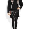 Proenza Schouler Peacockembroidered Scubajersey Sweatshirt in Black (peacock) - Lyst