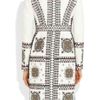 Valentino Embroidered Woolblend Coat in White (ivory) - Lyst
