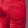 Versace Satin Trouser in Red - Lyst