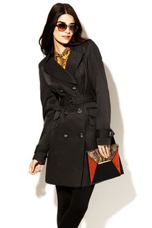 Vince Camuto Belted Trench Coat - Lyst