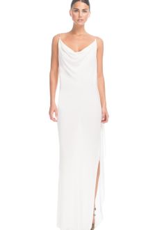 Vionnet Ss Crepe Viscose Jersey Drape Dress - Lyst