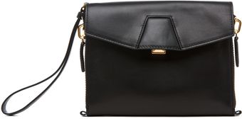 Alexander Wang Lydia Structured Clutch in Black - Lyst
