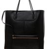 Alexander Wang Prisma Pebble Grain Tote with Rose Gold in Black in Black - Lyst