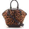Alexander Wang Emile Small Haircalf Satchel in Animal (natural) - Lyst